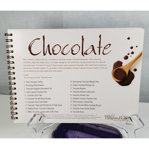 The Pampered Chef Chocolate Cookbook (Fall 2011) - Picture 11 of 12